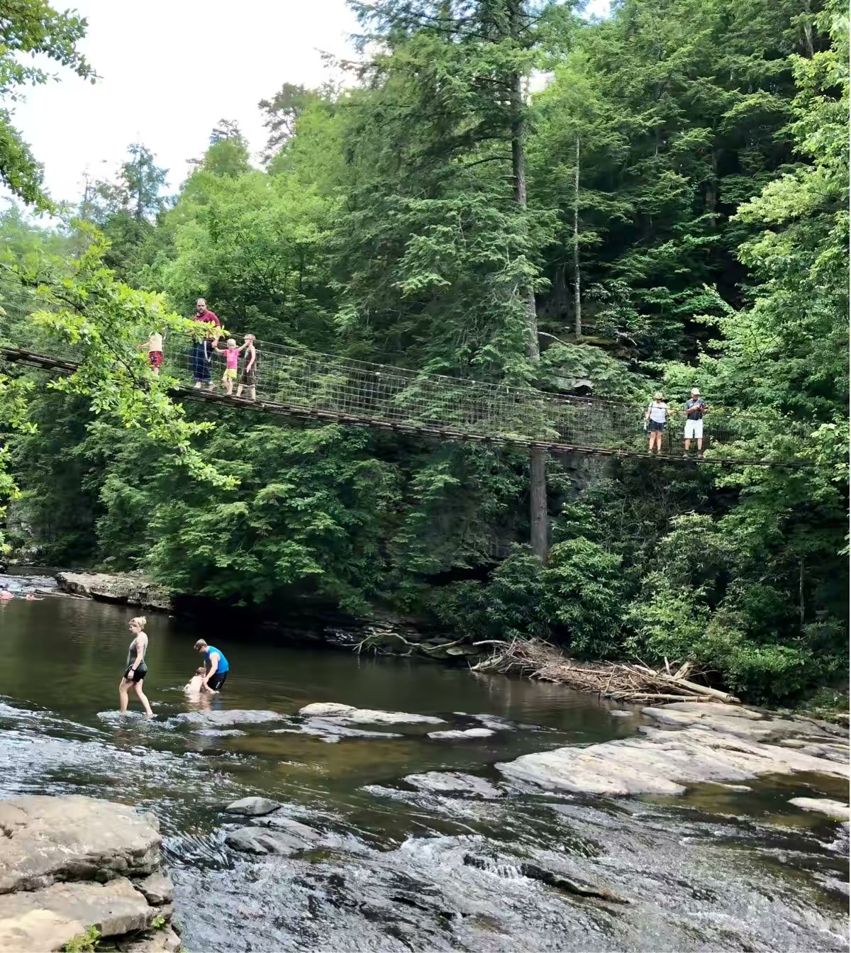 公园里的第三个瀑布:Cane Creek Falls