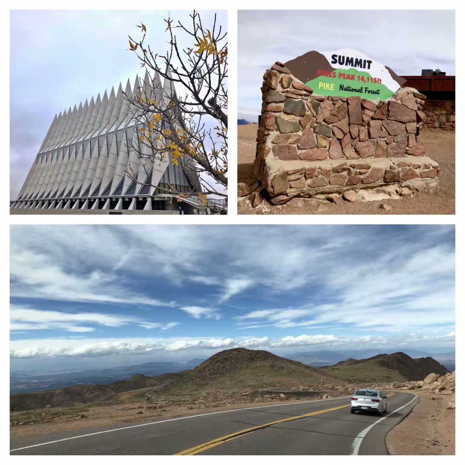 科罗拉多州秋之行(四）Air Force Academy — Pikes Peak