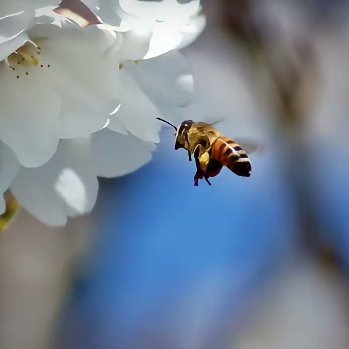 Western honey bee is the most common species of honey bee in the world