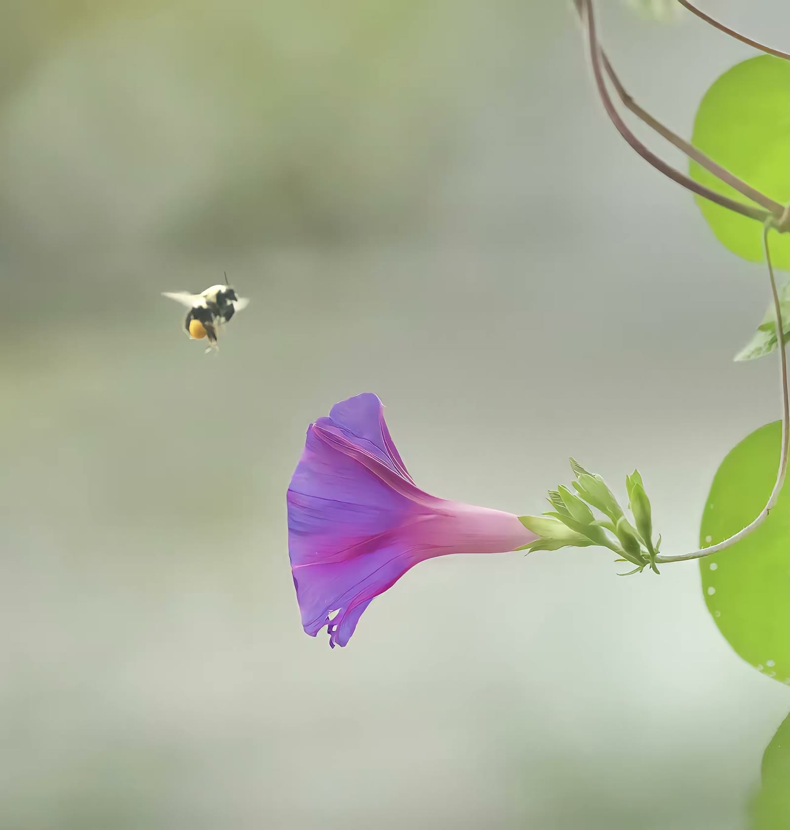 Yellow-faced bumble bee