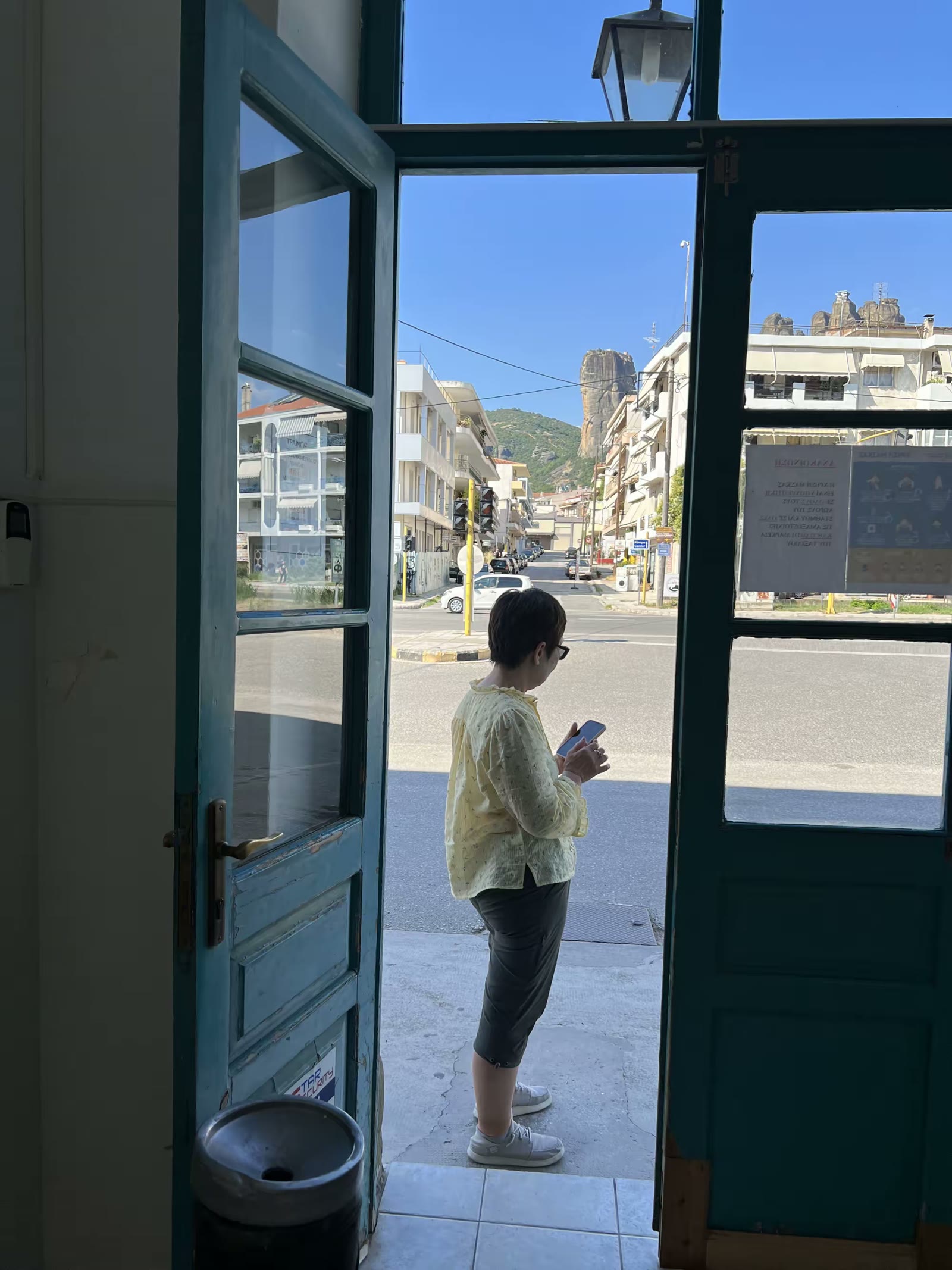 准备坐火车返回雅典