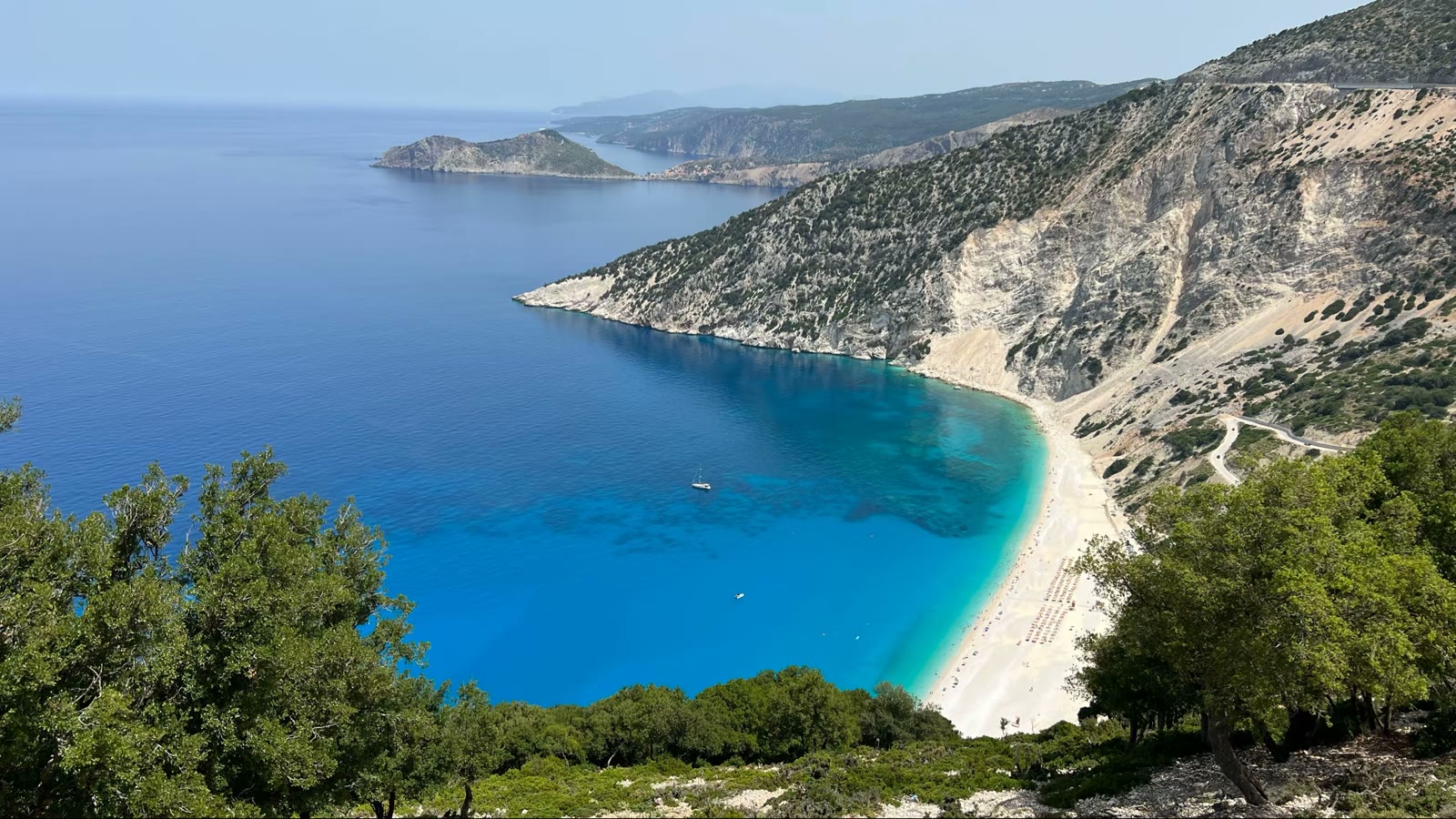 Myrtos Beach左侧观景台