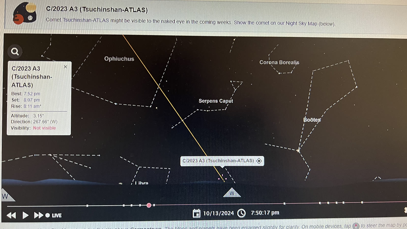 紫金山-阿特拉斯彗星
