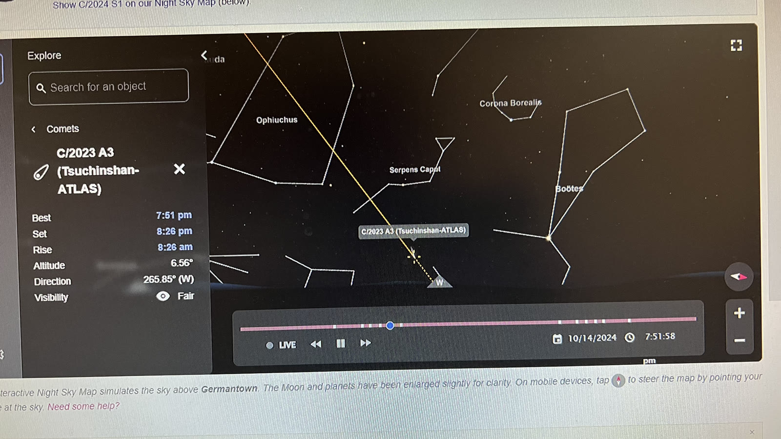 紫金山-阿特拉斯彗星